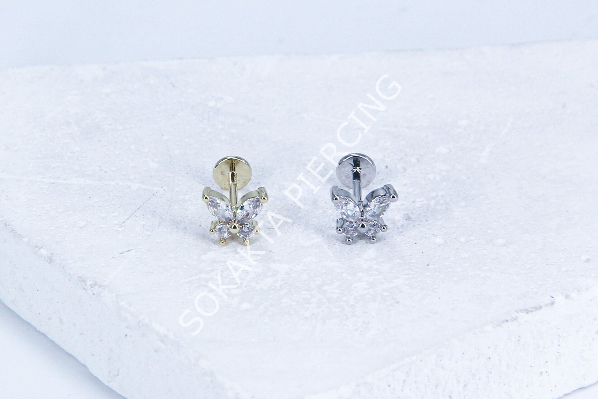 G235 - 6MM ARKASI DÜZ TRAGUS Gold