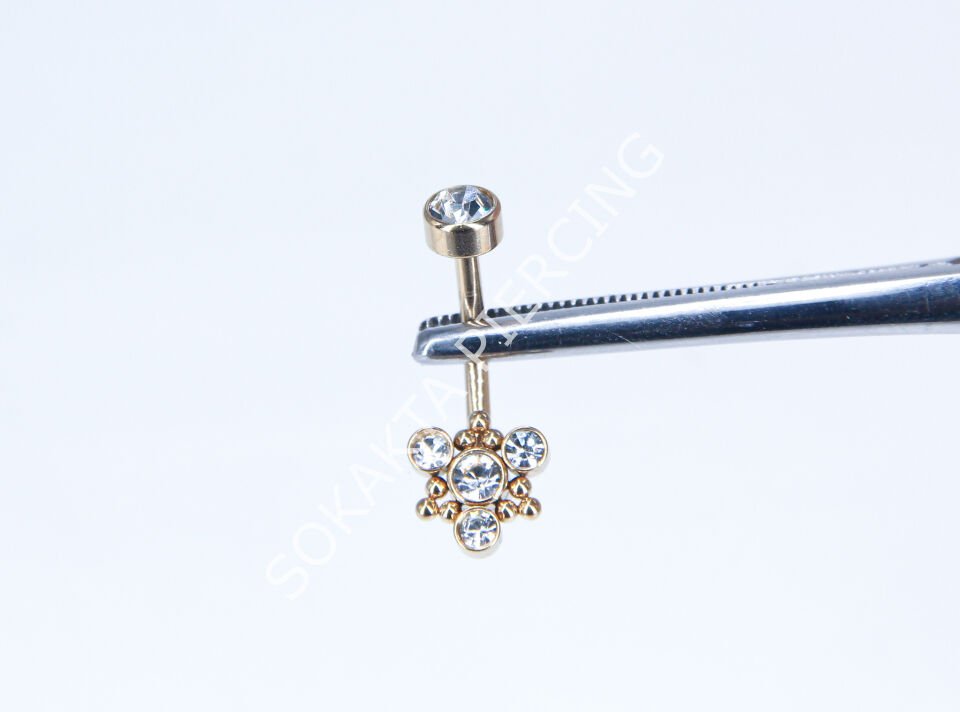 F55 - GÖBEK PİERCİNGİ