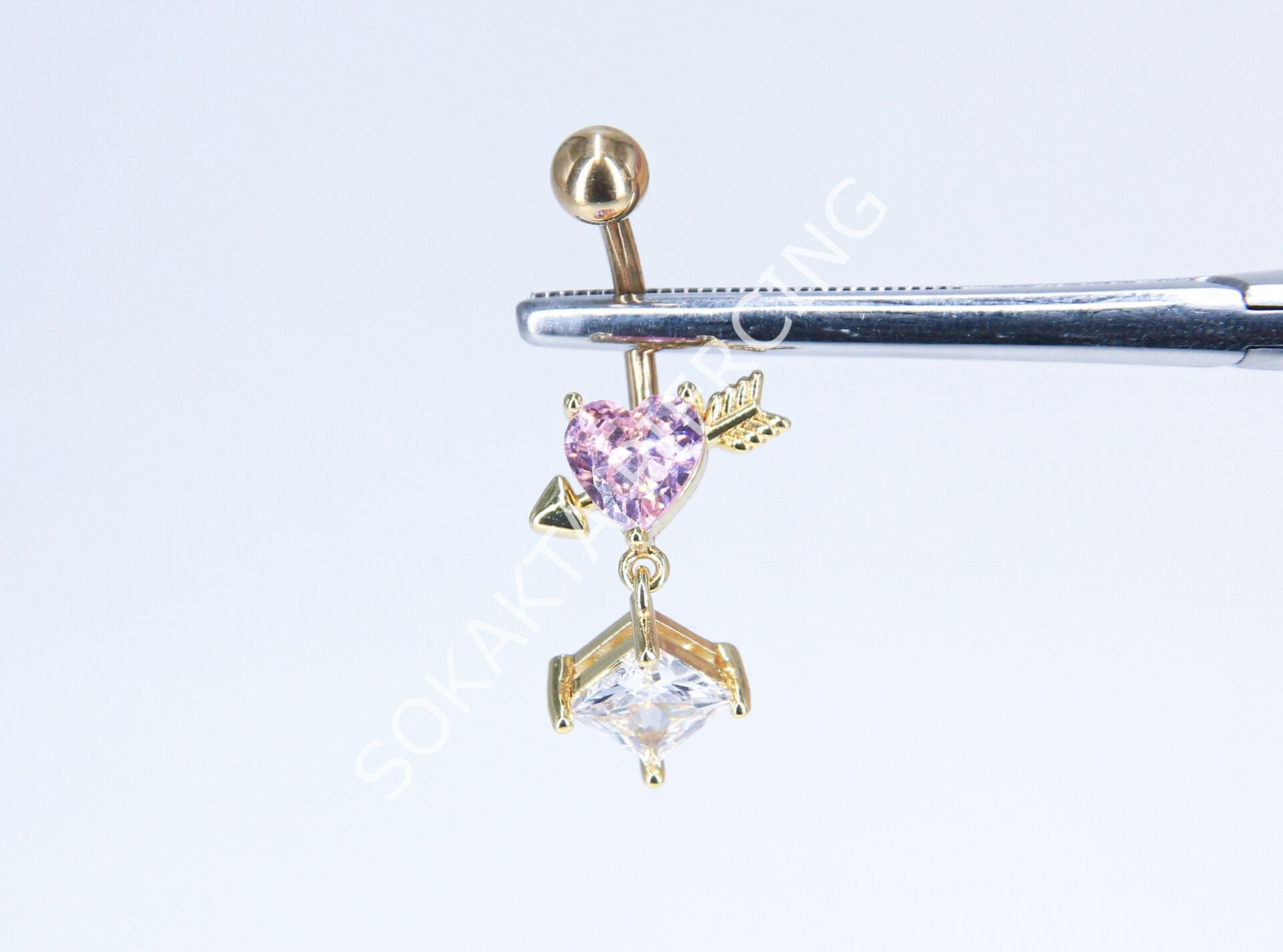F221-222 - GÖBEK PİERCİNG Silver