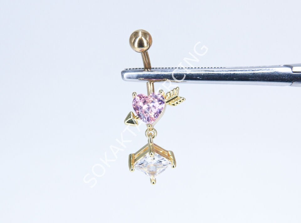 F221-222 - GÖBEK PİERCİNG Silver