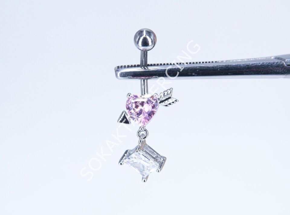 F221-222 - GÖBEK PİERCİNG Silver