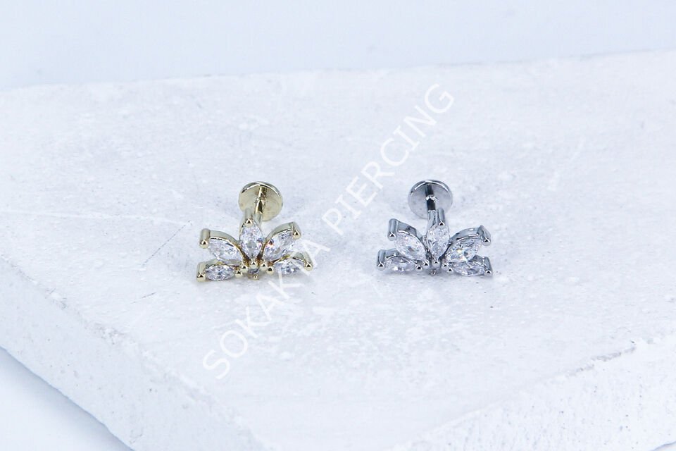 G237 - 6MM ARKASI DÜZ TRAGUS Silver