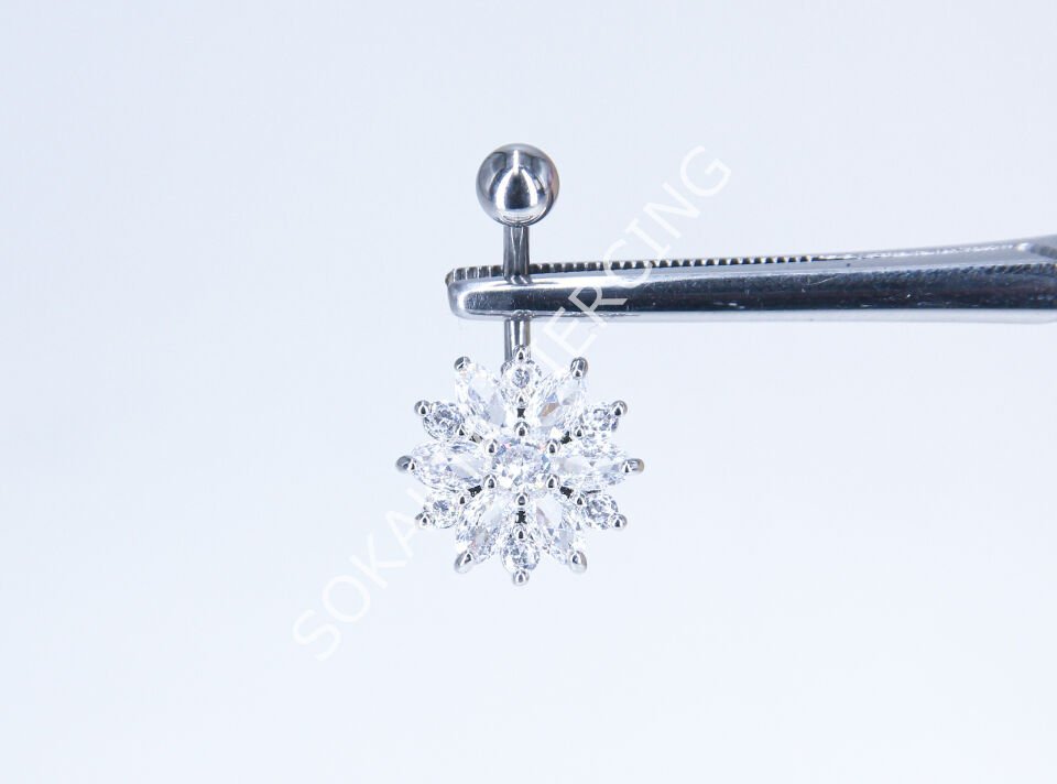 F11-12 - GÖBEK PİERCİNG Silver