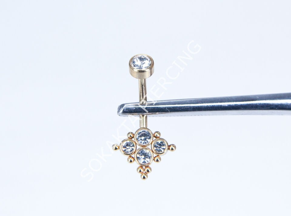 F42 - GÖBEK PİERCİNGİ