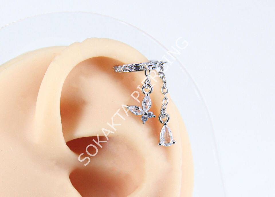 E196 - 8MM HALKA Silver