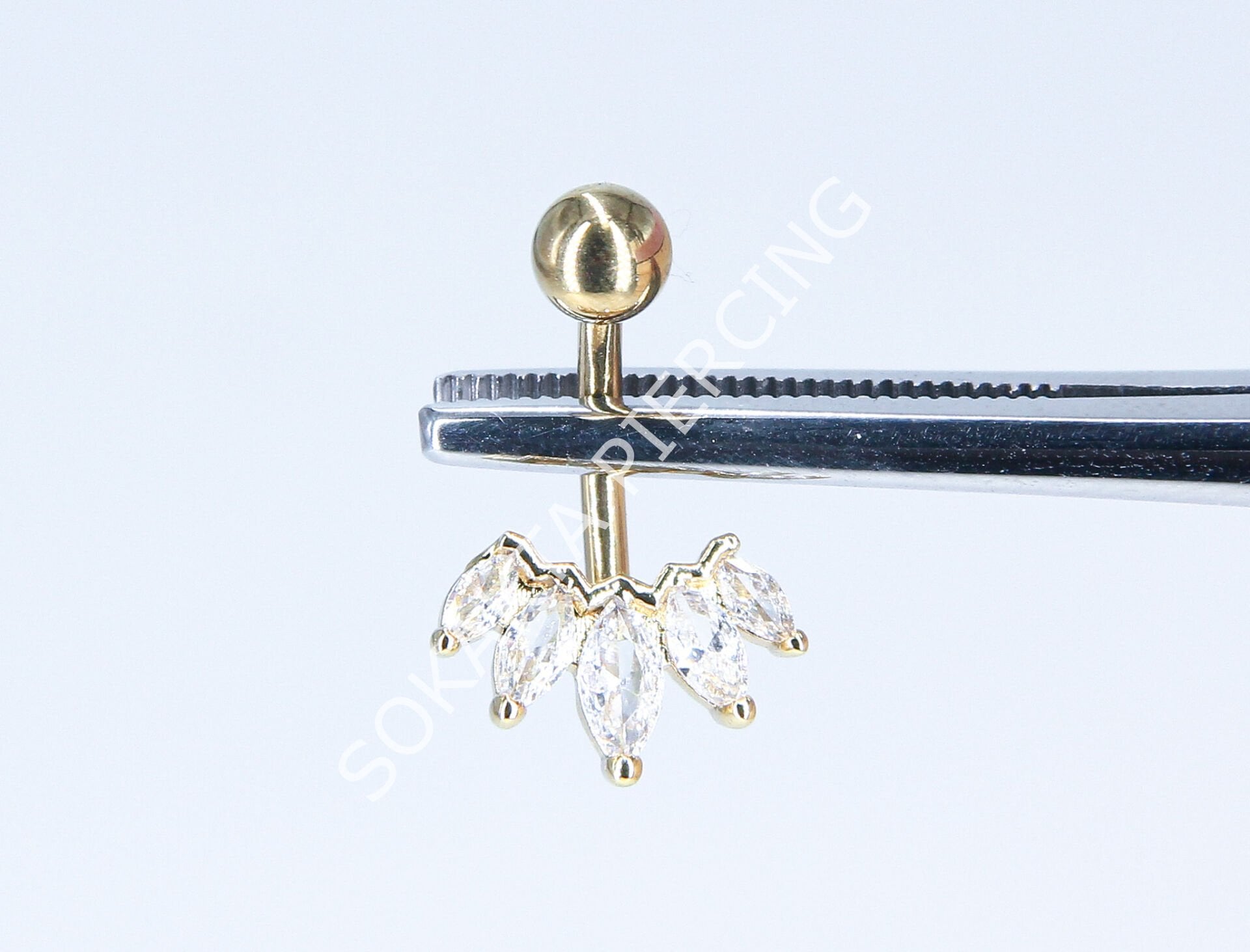 F23-24 - GÖBEK PİERCİNGİ Silver
