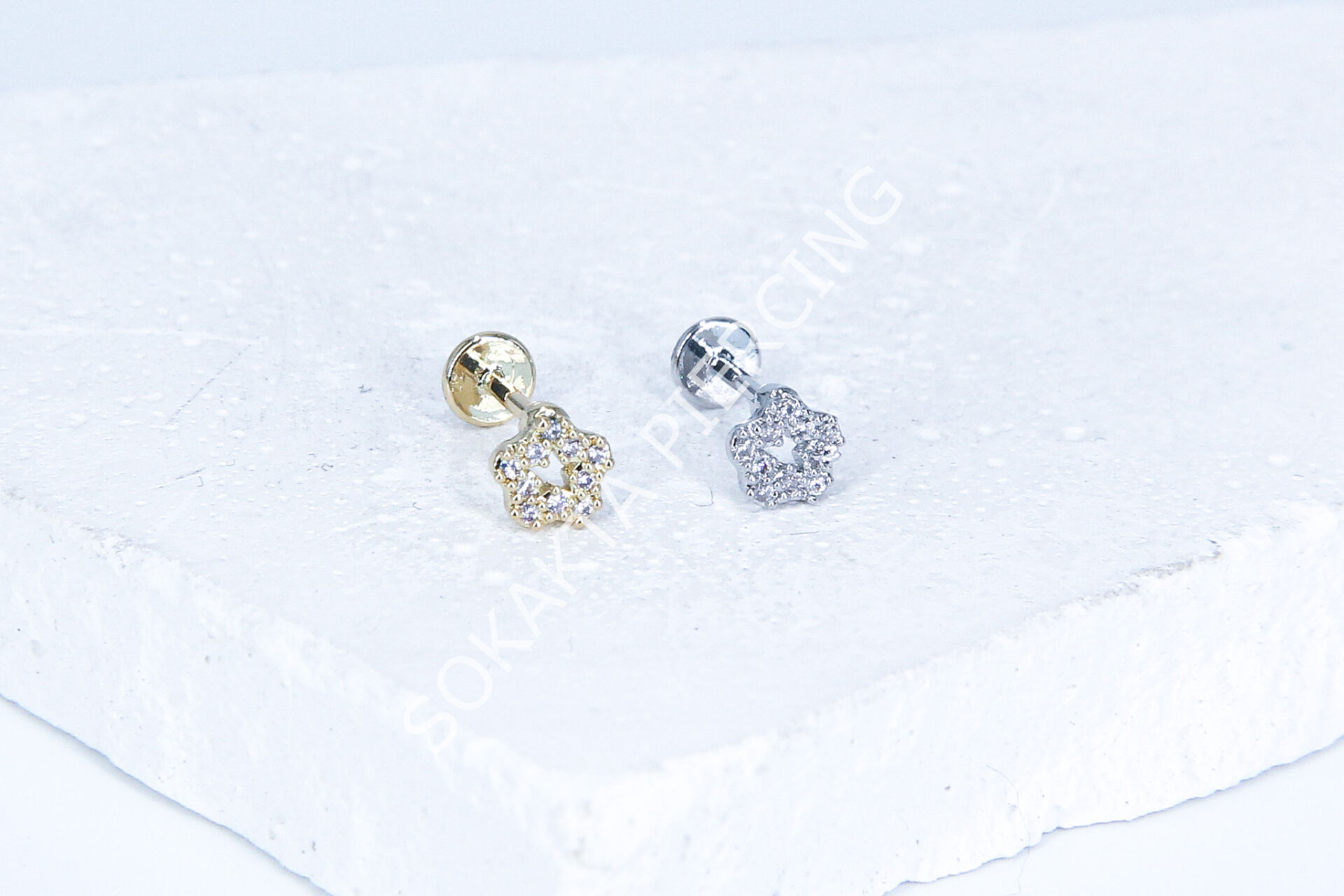 G90 - 6 MM ARKASI DÜZ TRAGUS Silver