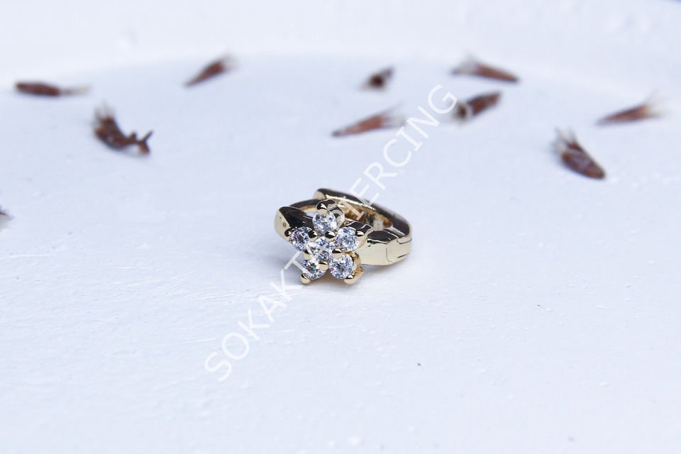 E91 - 6MM TRAGUS HALKA Silver