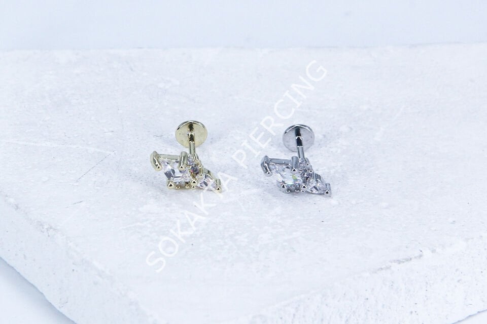 G244- 6MM ARKASI DÜZ TRAGUS Gold