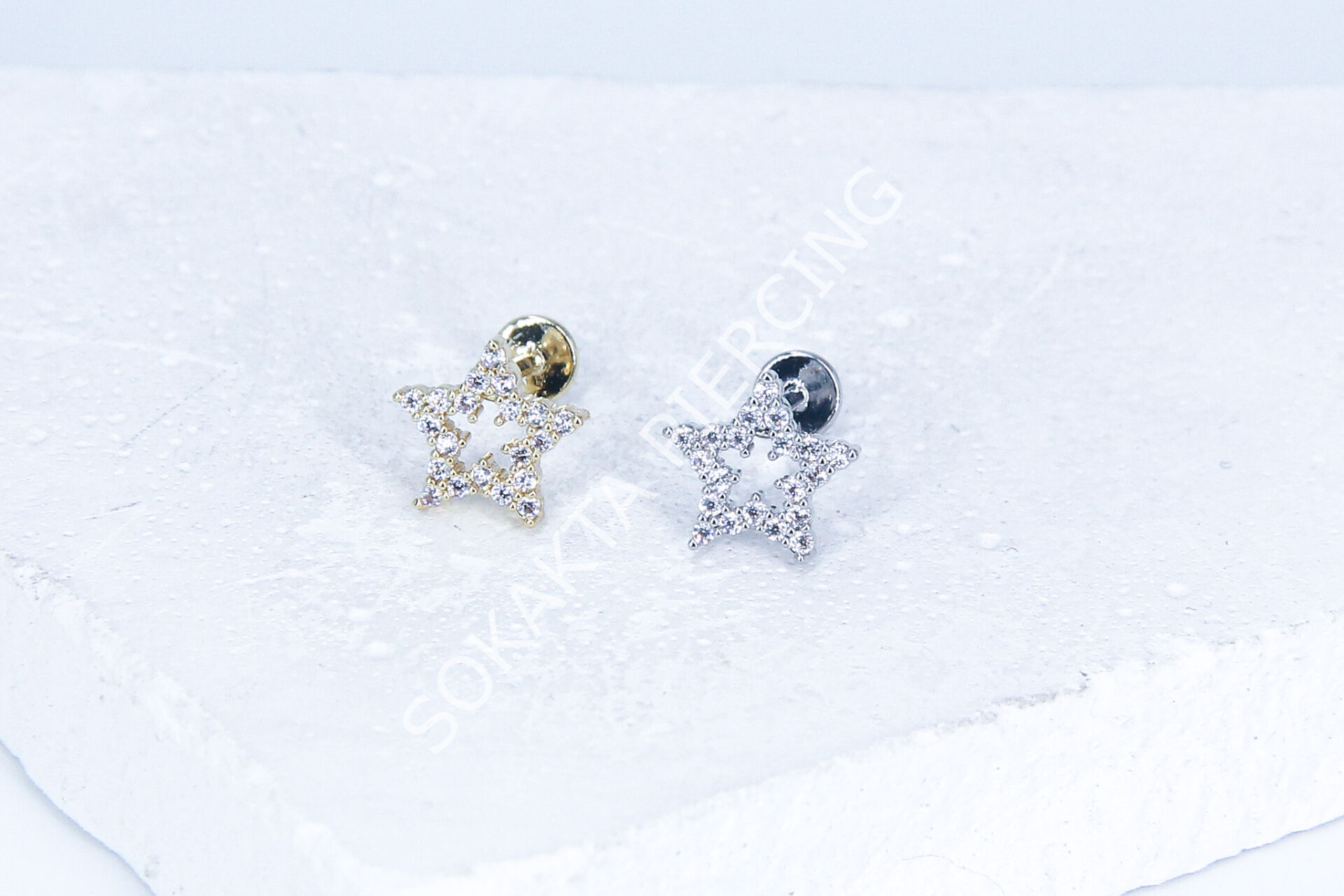 G263 - 6 MM ARKASI DÜZ TRAGUS Silver