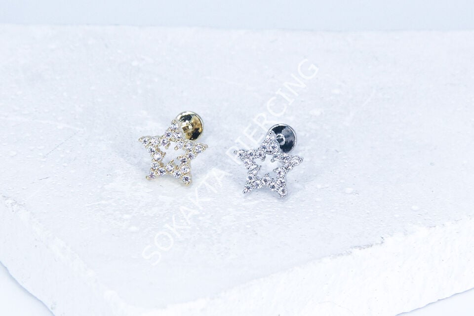 G263 - 6 MM ARKASI DÜZ TRAGUS Silver