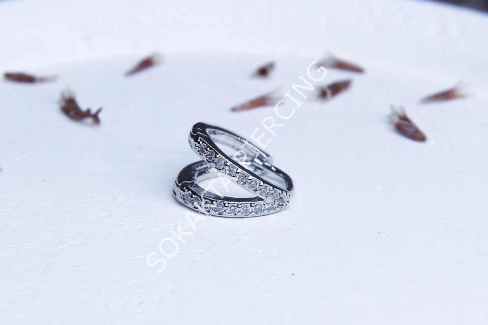E164 - 8MM HALKA Silver
