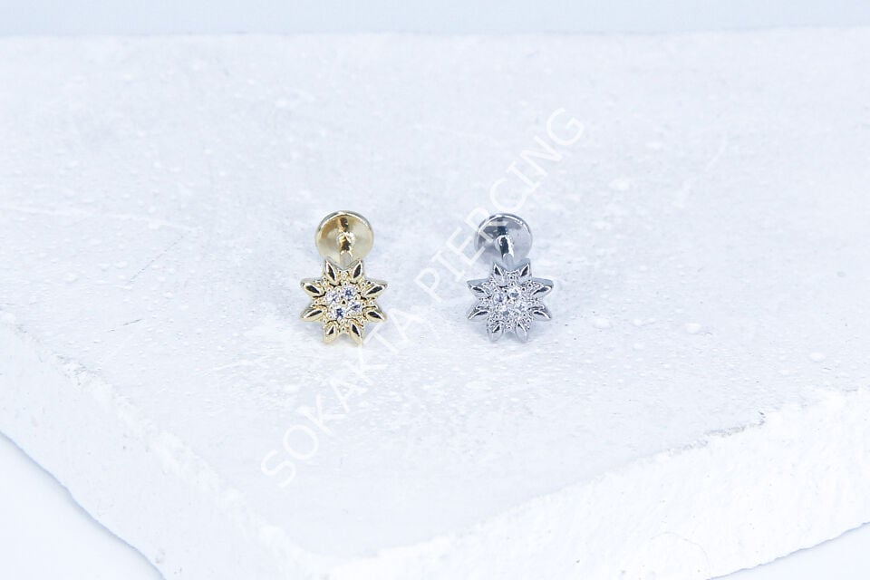 G258 - 6 MM ARKASI DÜZ TRAGUS Silver
