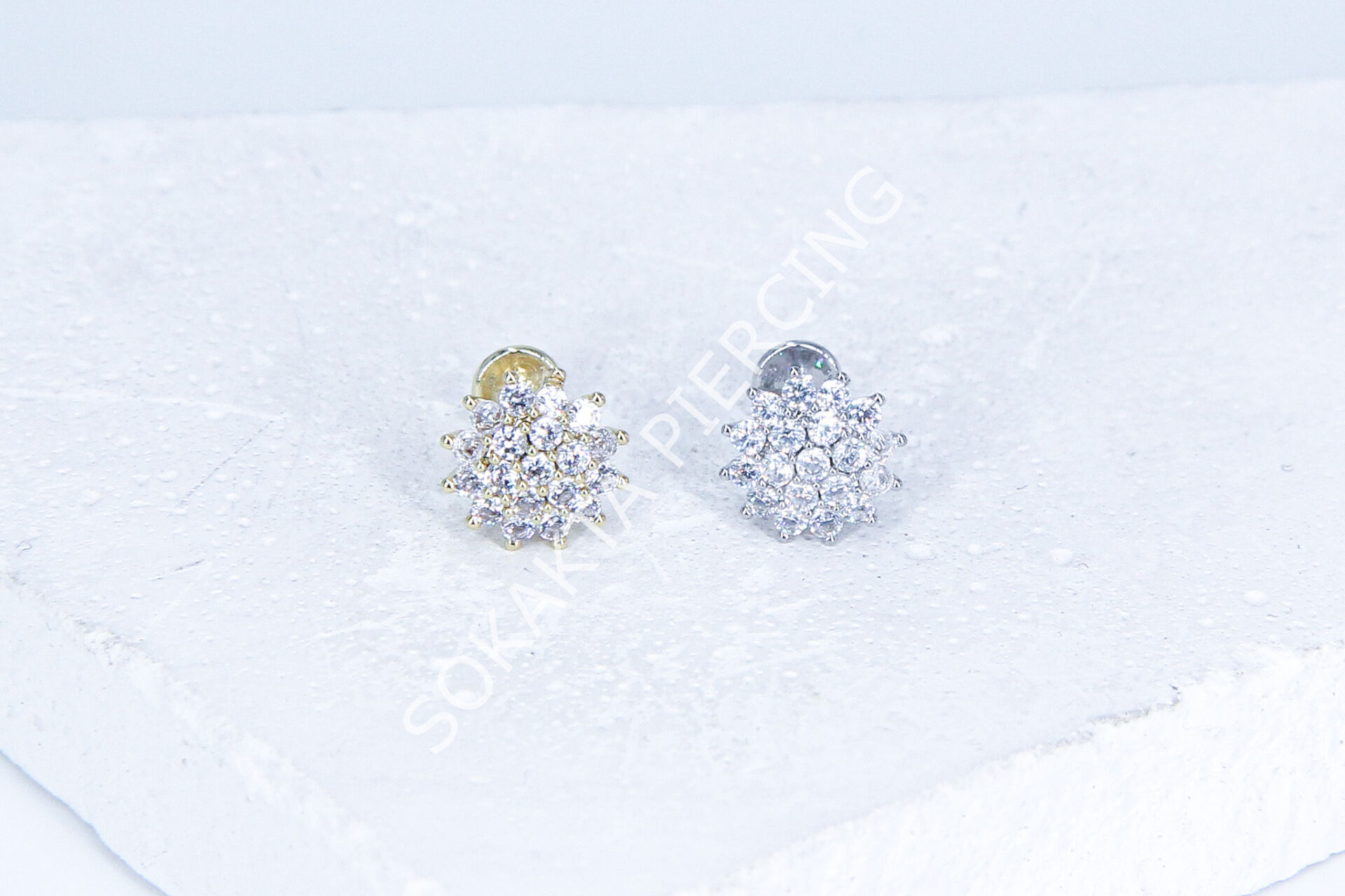 G255- 6 MM ARKASI DÜZ TRAGUS Silver