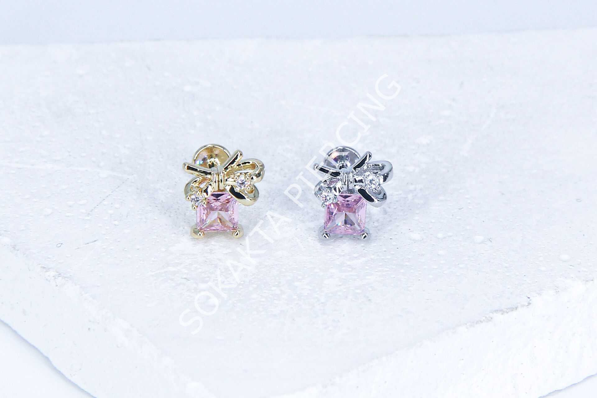 G256- 6 MM ARKASI DÜZ TRAGUS Silver