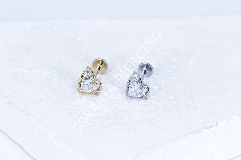 G251- 6 MM ARKASI DÜZ TRAGUS Silver