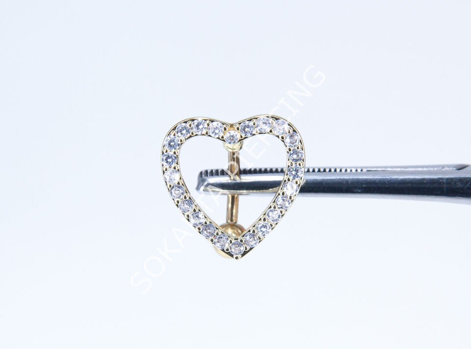 F125-126 - GÖBEK PİERCİNGİ