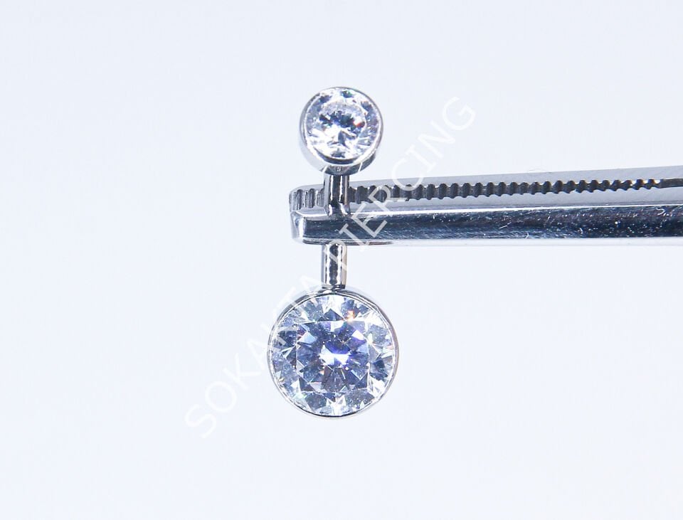 F283 - GÖBEK PİERCİNGİ