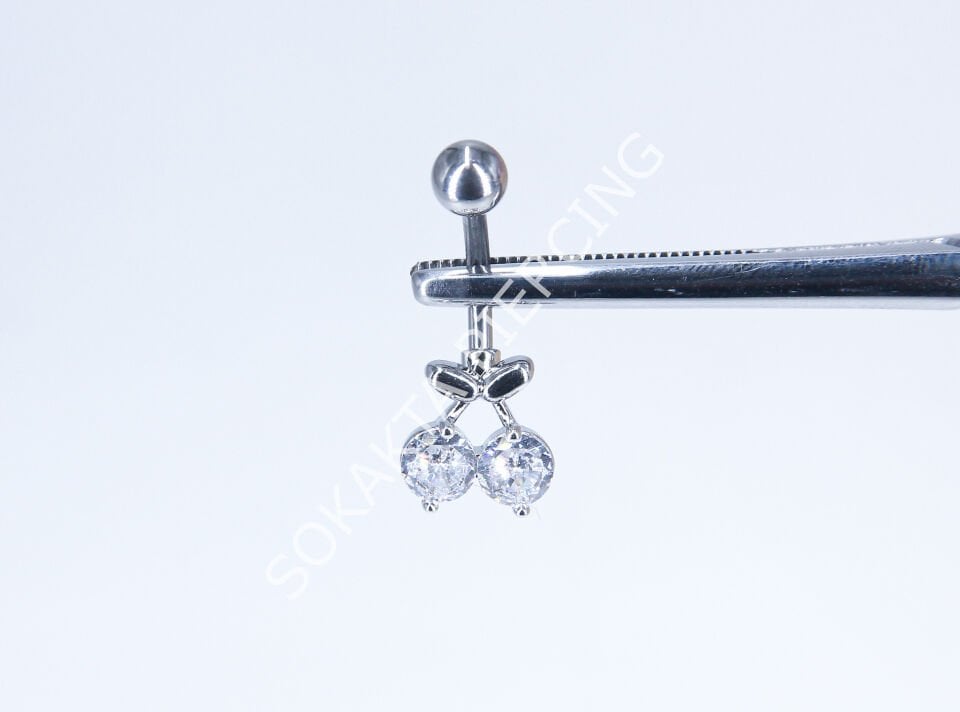 F138-139 GÖBEK PİERCİNGİ Silver