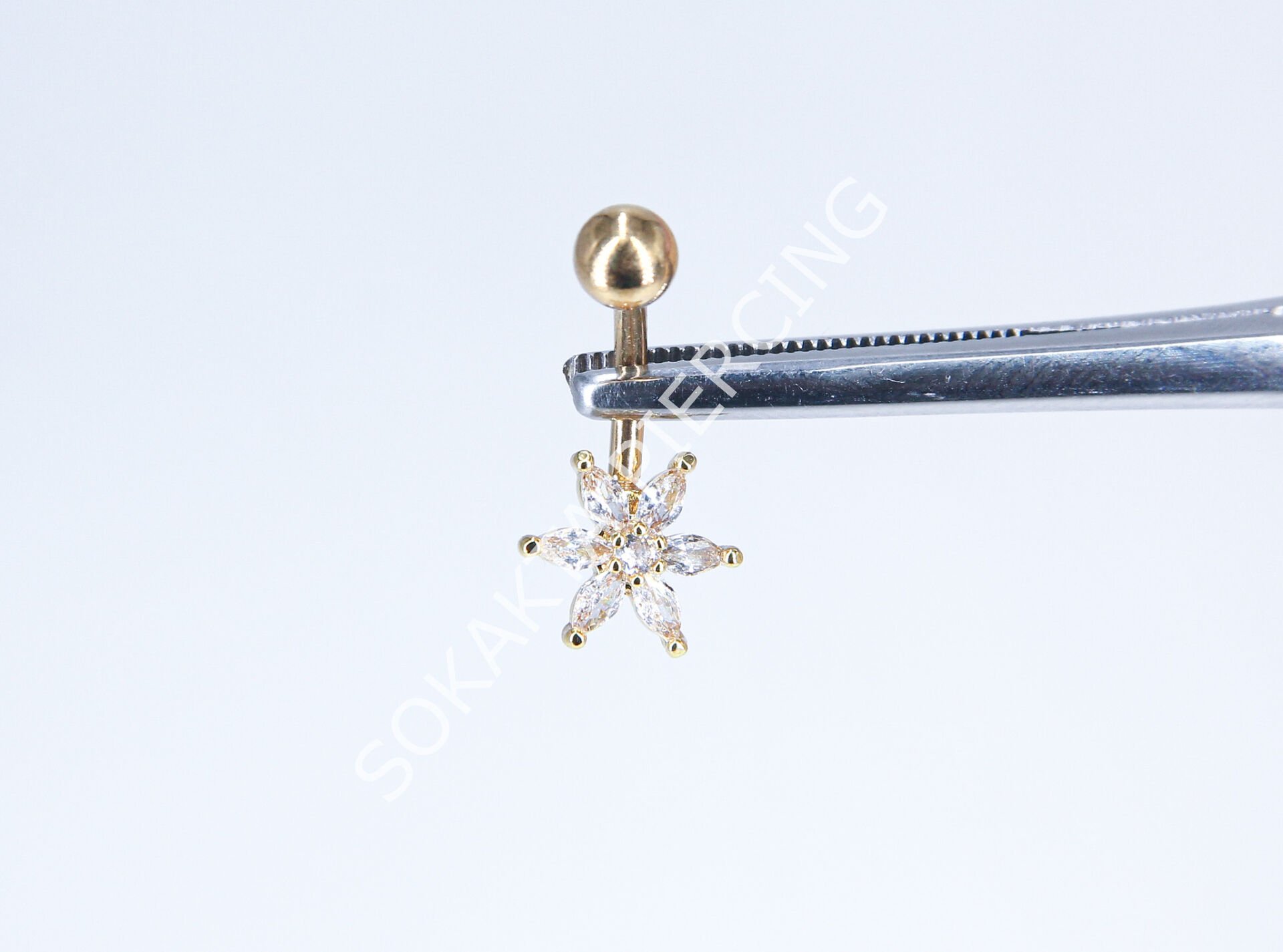 F140-141 - GÖBEK PİERCİNGİ Silver