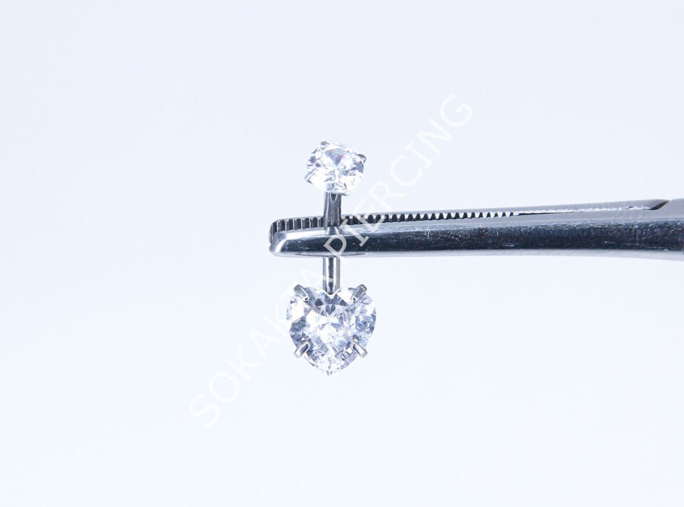 F147-148 - GÖBEK PİERCİNGİ Silver