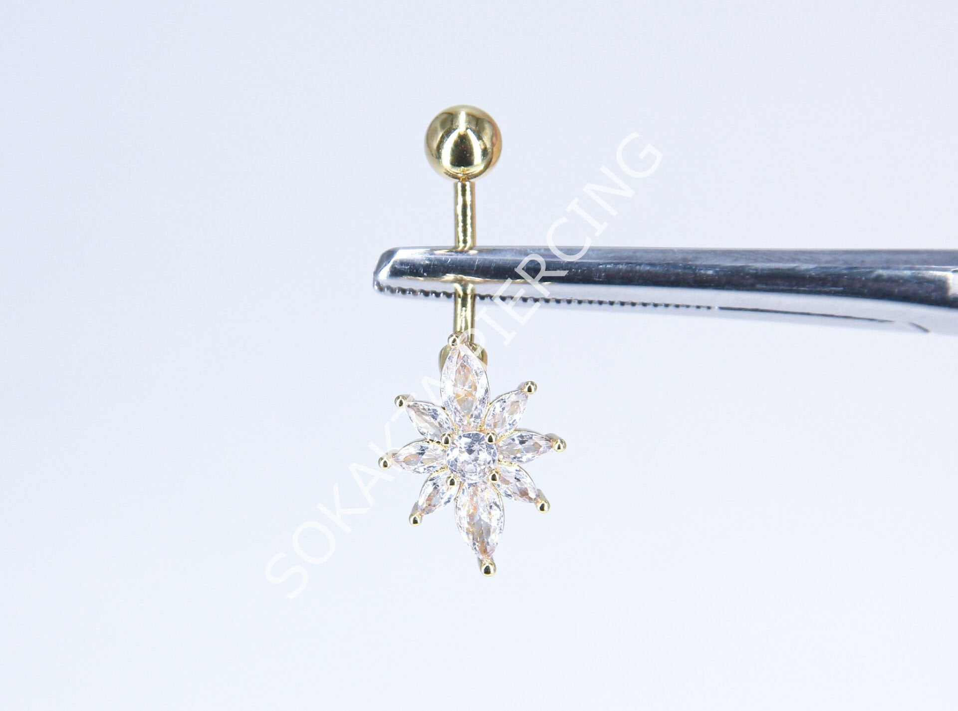 F151- GÖBEK PİERCİNGİ