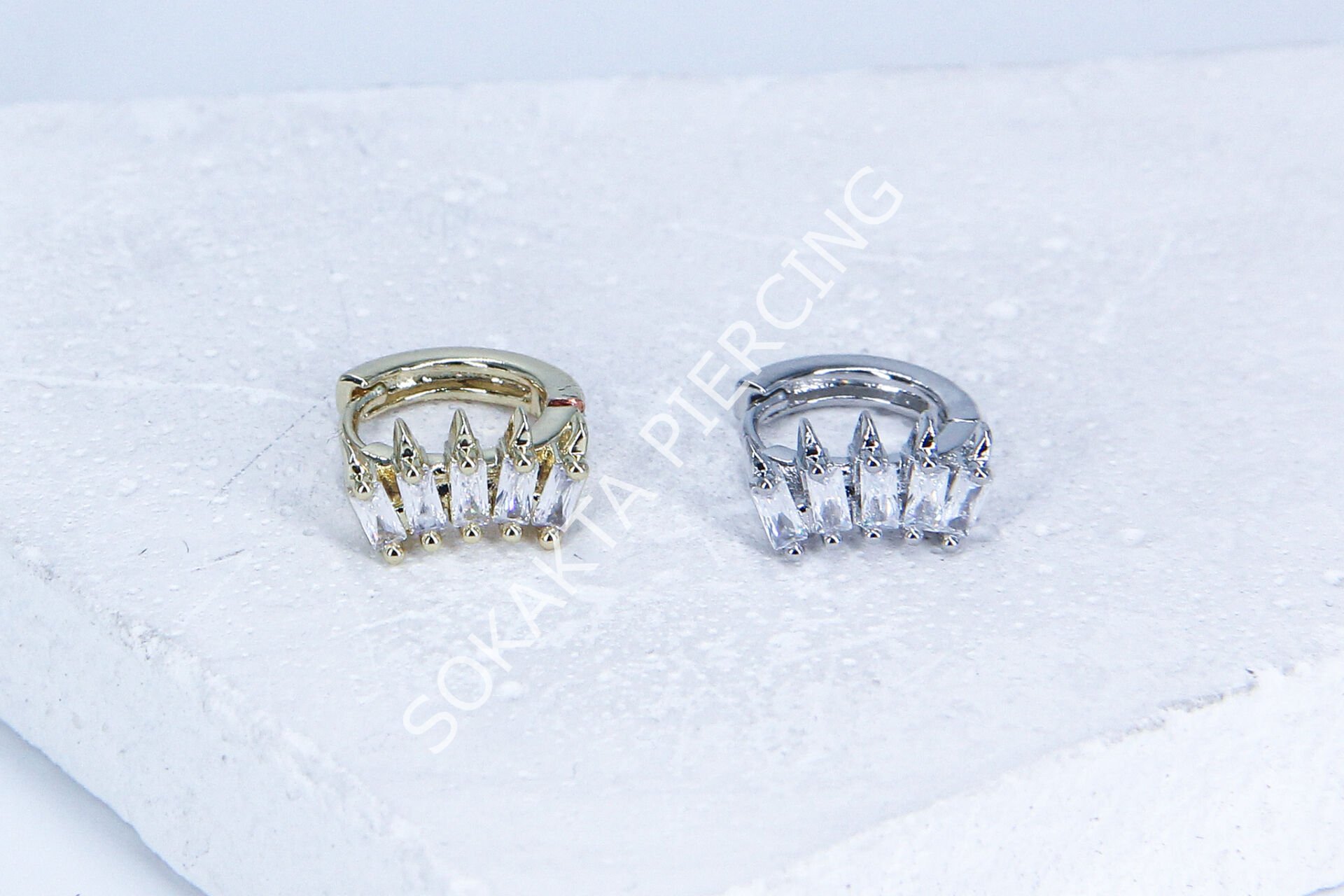 E170-B  - 8MM HALKA Gold