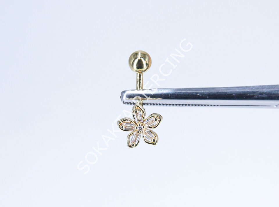 F152-153 - GÖBEK PİERCİNGİ Silver