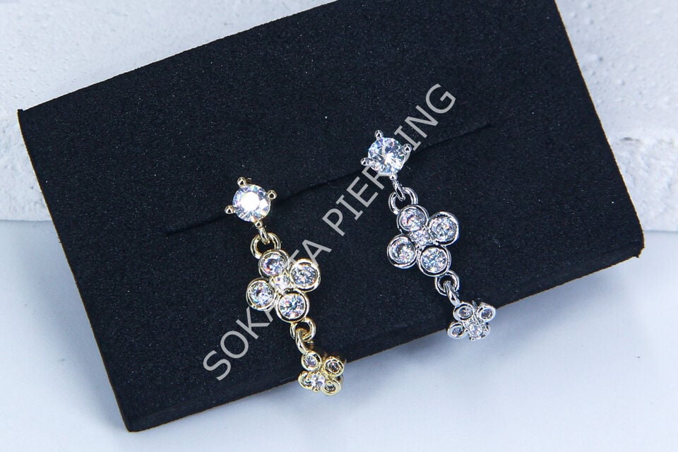 G290- 6 MM ARKASI DÜZ TRAGUS Silver