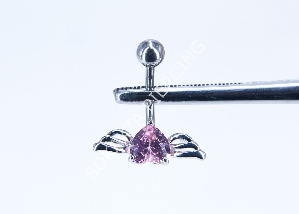 F169-170 - GÖBEK PİERCİNGİ Silver