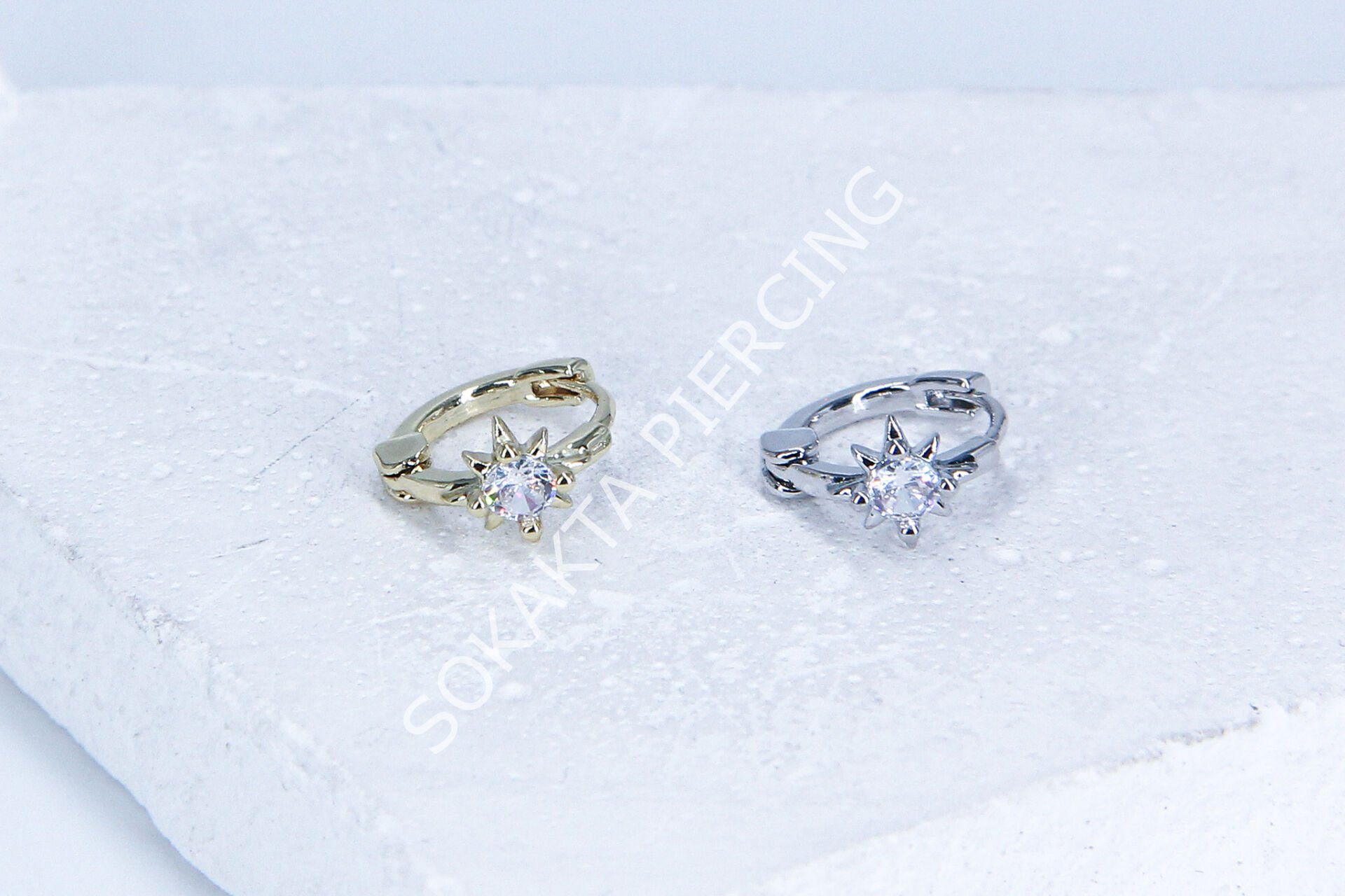 E178-A  - 8MM HALKA Silver