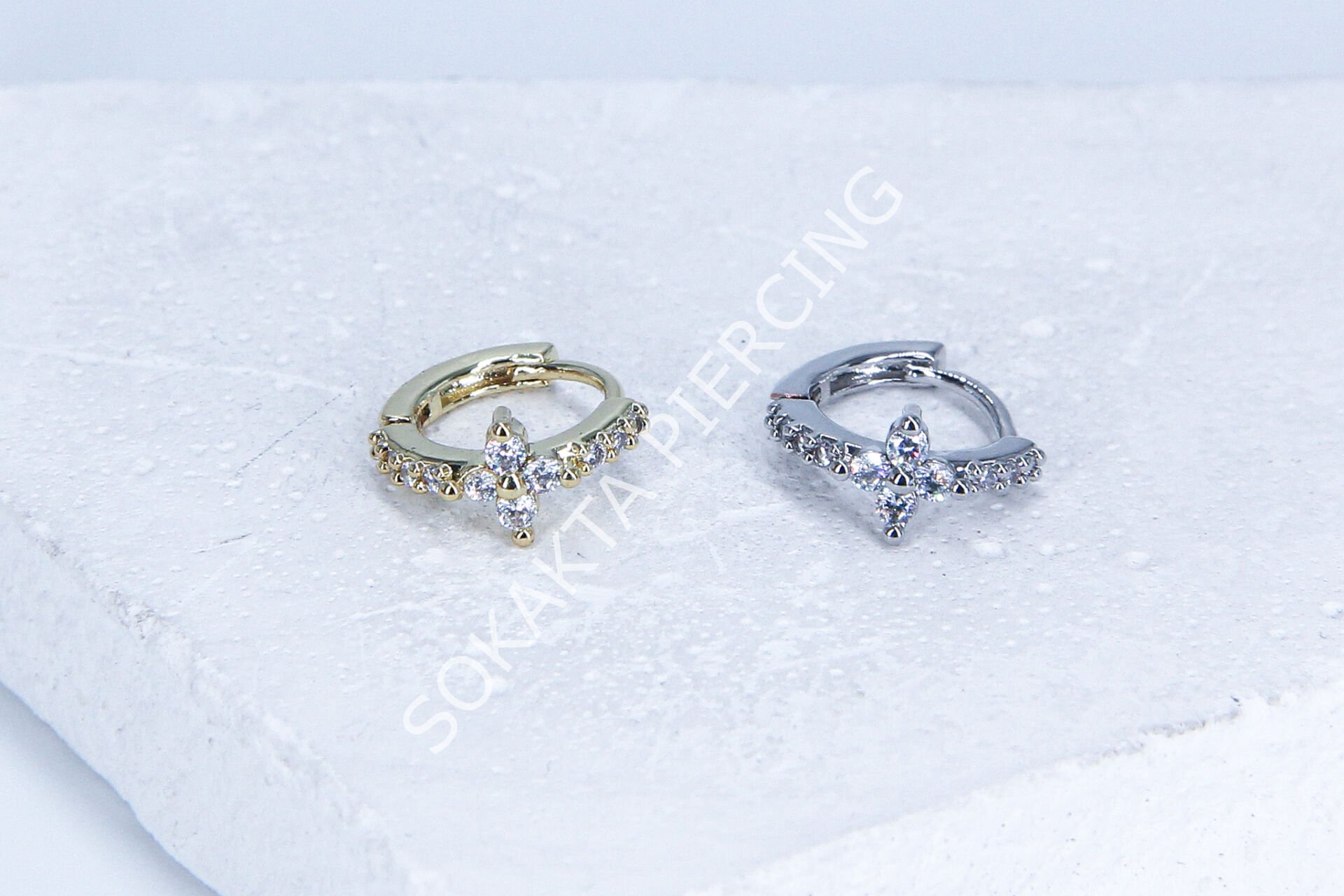 E178-B- 8MM HALKA Silver