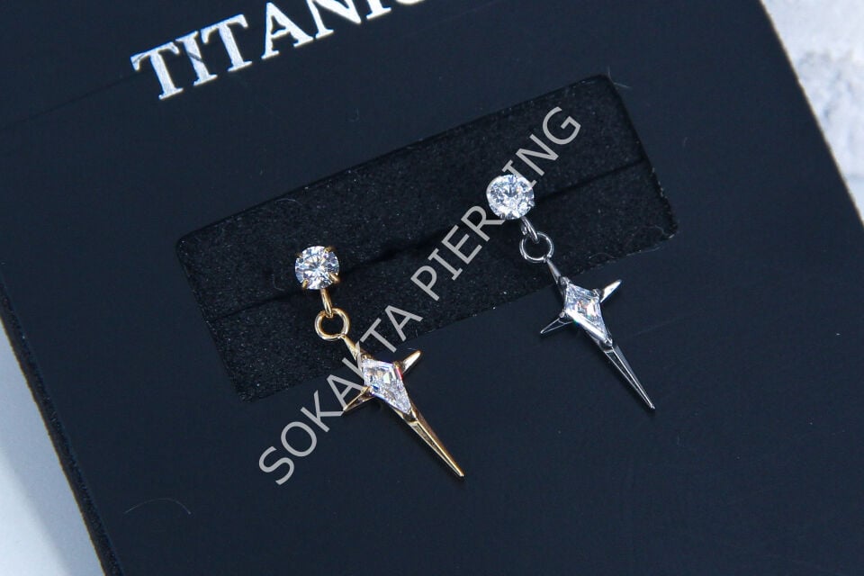 M204-205 - TITANIUM PİERCİNG Silver