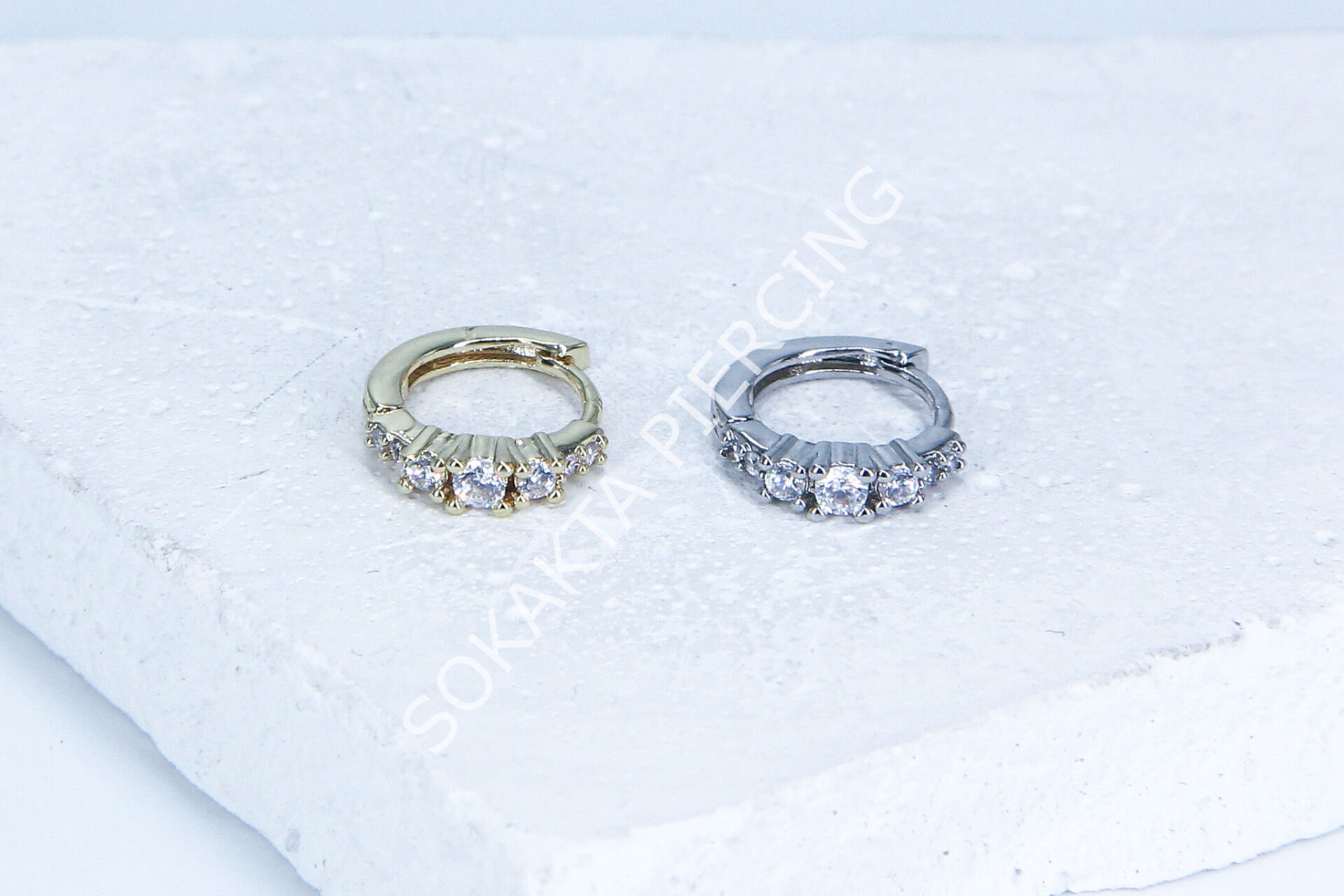 E182- 8MM HALKA Silver