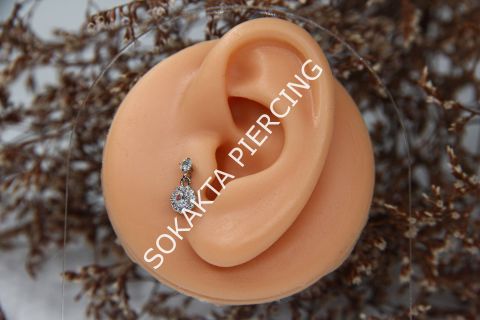 Z12 - SALLANTILI TRAGUS - HELİX Silver