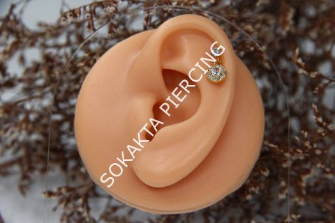 Z12 - SALLANTILI TRAGUS - HELİX Silver