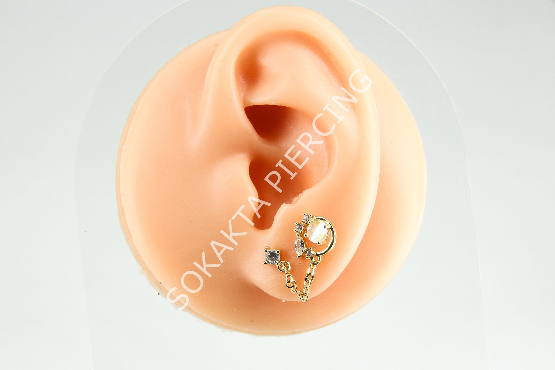 K52 - ÇİFTLİ  ZİNCİRLİ PİERCİNG