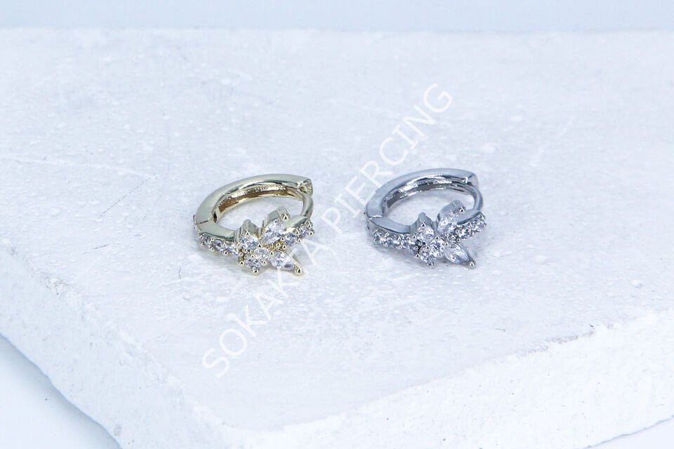 E186- 8MM HALKA Silver