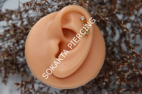 C10 - SALLANTILI TRAGUS - HELIX Silver