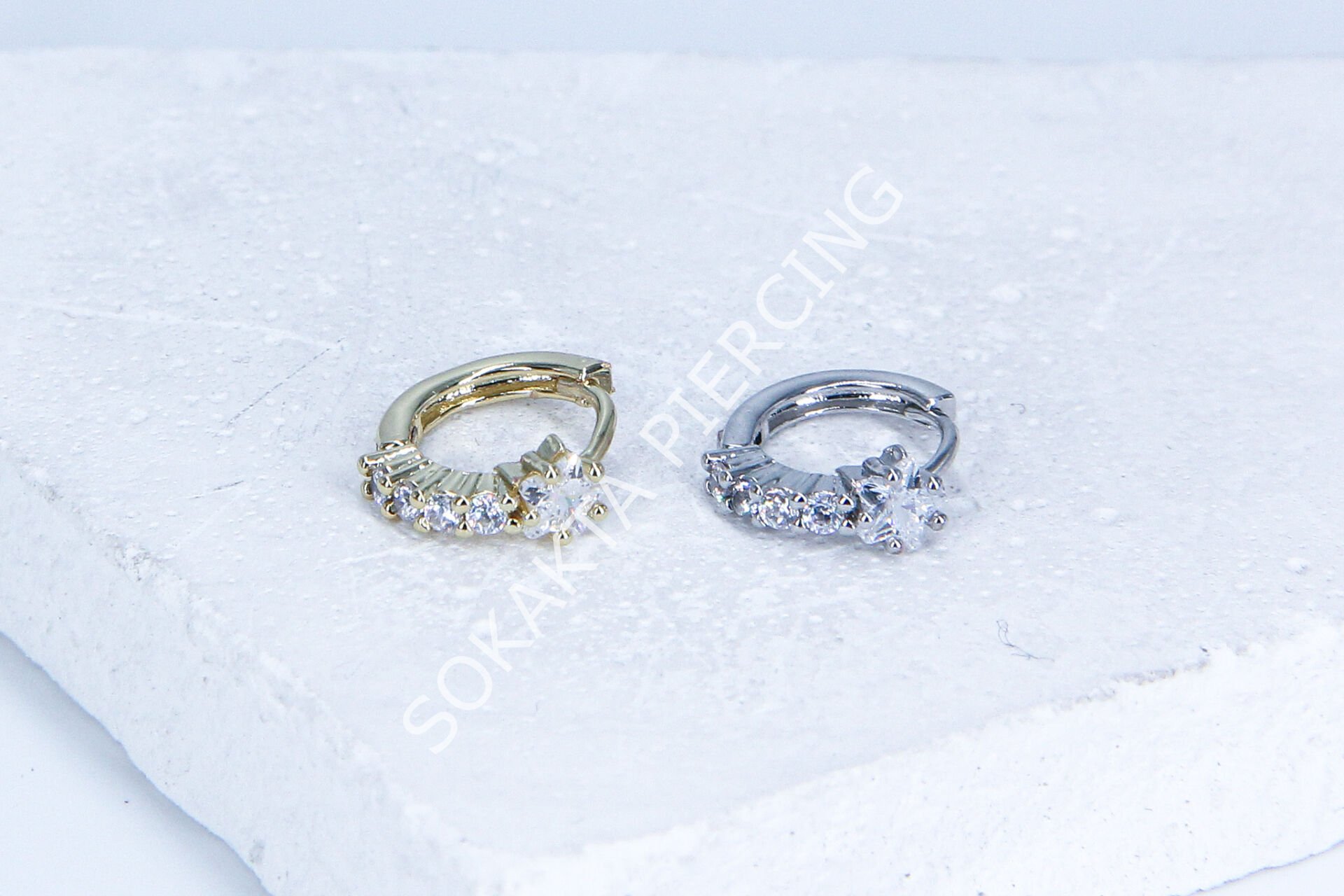 E187- 8MM HALKA Silver