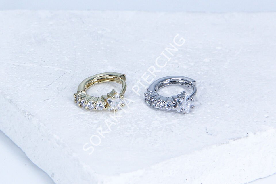 E187- 8MM HALKA Silver